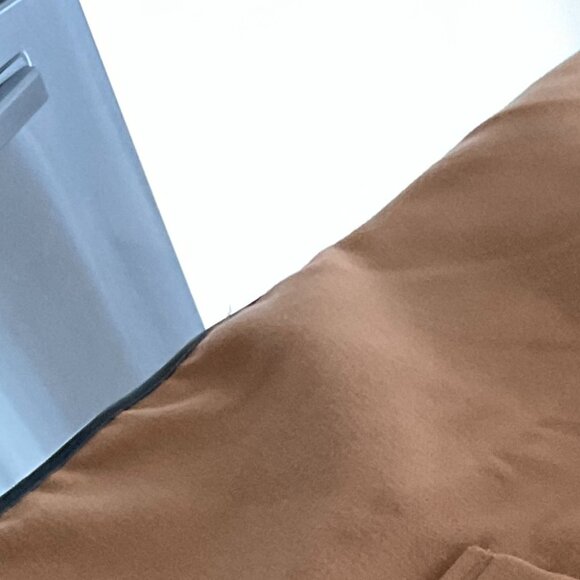VICI Warm Welcome Contrast Trim Poncho Cape Camel Brown - Picture 11 of 15